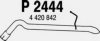 FENNO P2444 Exhaust Pipe